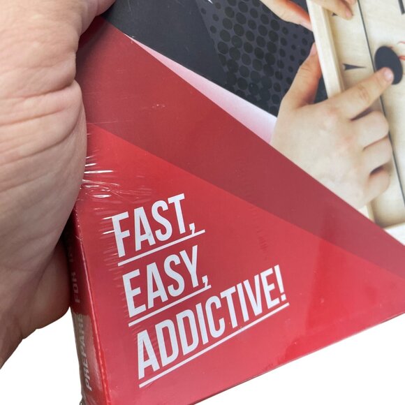 Bungee Table Wooden Fast-Paced Game Set With Elastic Bands Pucks SKU 9417 - Picture 3 of 10